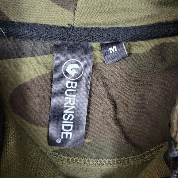 Burnside Hoodie Mens Medium Camo Pullover Pick Ups Skate Skateboard Outdoor - Picture 2 of 6